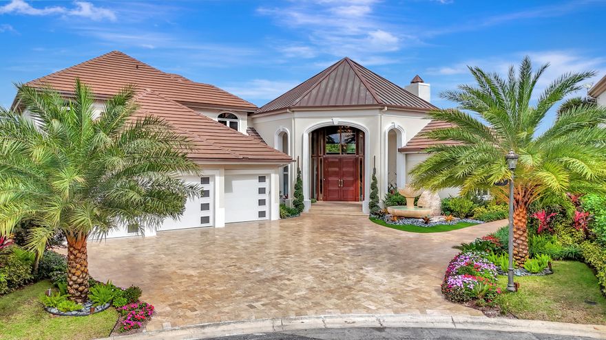 Standing proudly on a coveted corner lot surrounded by 175+ feet of deepwater shoreline in the highly sought-after Sanctuary community, rests this move-in ready, fully renovated luxury estate. Immerse yourself in the pinnacle of coastal sophistication, where practical elegance and functional luxury harmonize with unobstructed, breathtaking views. No expense was spared when upgrading this exquisite estate. This expansive space encompasses 5 bedrooms, each with its own full en-suite bath, additional 3 half baths, outdoor shower, pool and spa, and full outdoor BBQ kitchen. This home is the epitome of indoor & outdoor entertaining, and comfortable daily living. Every major system in the home is new, including water, electric, gas, plumbing, and WiFi/home automation.