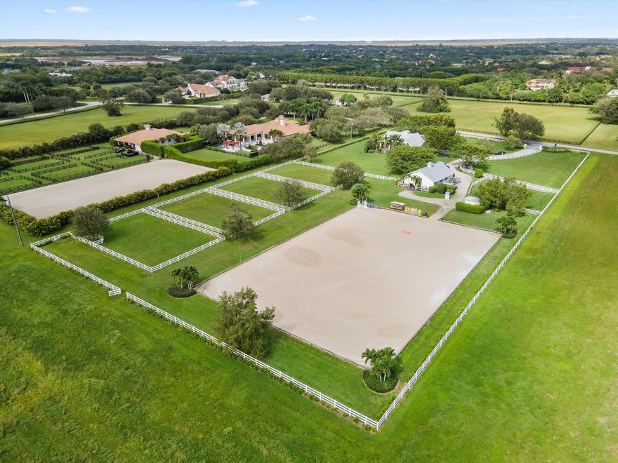 Great location! This barn features 6 12x12 stalls , air conditioned tack room , fly spray system, washer /dryer, large sand ring and 8 paddocks . RO water treatment system services both house and barn. Property sits on a lushly landscaped 5 acre lot in Palm Beach Point with close proximity to the Palm Beach International Equestrian Center. This barn is neat and clean and nicely updated. $78,000 for Season.