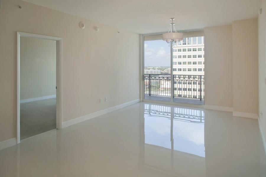 2BD/2BA North facing condo with city and slight Intracoastal views. Pet friendly building. Split floor plan with white porcelain floors through out living area. Beautiful chandeliers adorn living room and master bedroom. Spa tub and separate shower with double sinks in master. Balcony access from every room. Very light and bright. Kitchen has been maintained. Includes all stainless steel appliances, and wine cooler. Freshly painted neutral throughout. 24 hour valet, concierge, on site management, fully equipped gym and studio, steam, sauna, billiards, library, bbq, cabanas, and massage room. Conveniently located across from the reimagined Rosemary Square and Flagship Restoration Hardware, Antique Row, Downtown, Palm Beach, and 95.