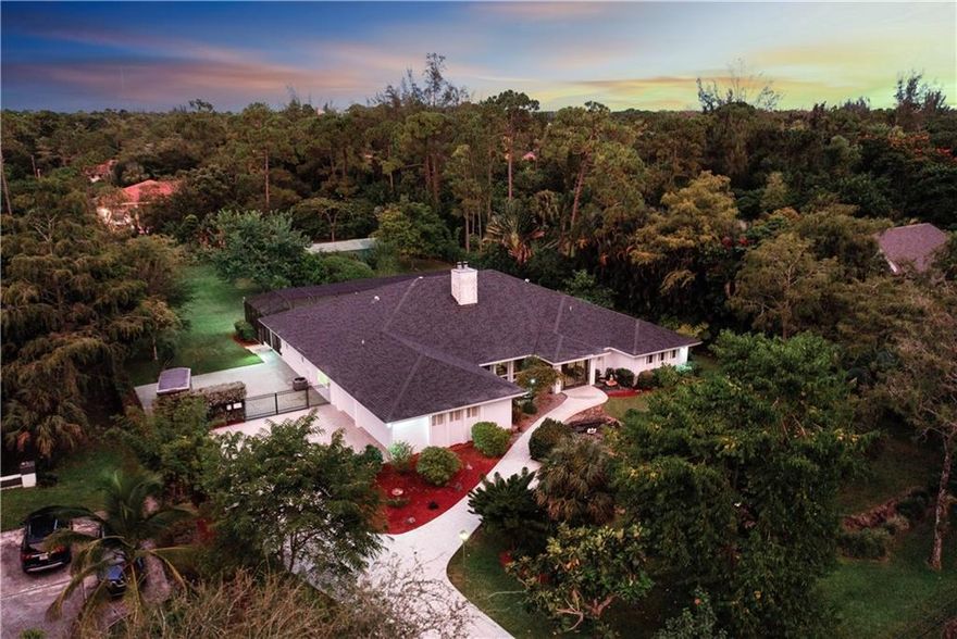 One Of A Kind Home In Prestigious Pine Tree Estates Community! 4 Full Beds, 4 Baths, 2017 Roof, Over An Acre Lot, 3-Car Garage, Whole Home Generator w/2000 Gallon Propane Tank, Huge Newer Screened-In Patio That You Have To See To Believe w/Updated Salt-System Pool & Separate Koi Pond, Freshly Painted Exterior, Large Gourmet Kitchen w/Island & High End Appliances , Spacious Beds, Split Floor Plan, Sunken Built-In Bar Area Ideal For Entertaining, Long Driveway, Be At One With Nature w/3 Custom Ponds & Plenty of Fruit Trees! Newer A/C Units, Private Primary Bed w/Sitting Area, Walk-In Closets, Lush Landscaping, Enormous Shed Partially Under A/C Ideal For A Business & Storage w/Water & Electricity, High End Camera System, Perfect Space For RV, Boat , Or Trailer, NO HOA, A-Rated Schools!