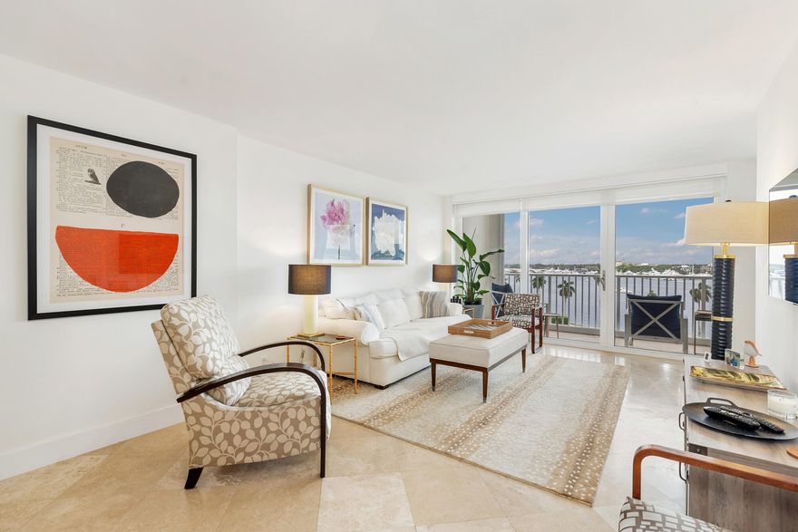 Discover effortless coastal living in this beautifully updated one-bedroom, one full and one half bath condo in the heart of West Palm Beach. This move-in-ready residence offers stunning Intracoastal views overlooking Palm Beach, best enjoyed from your own private balcony. Thoughtful updates include new sliders and windows, an updated kitchen, and a new A/C unit—just bring your furniture and settle in. The building is nearing completion of its exterior project, with interior updates planned for 2026. Ideally located near downtown WPB, Worth Avenue, and local favorites like The Hive, Grato, and Table 26.