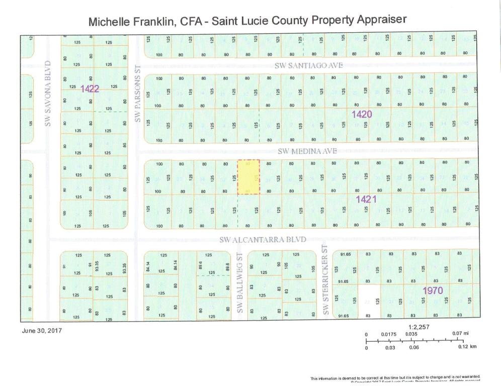 PORT ST LUCIE SECTION 17 - Land