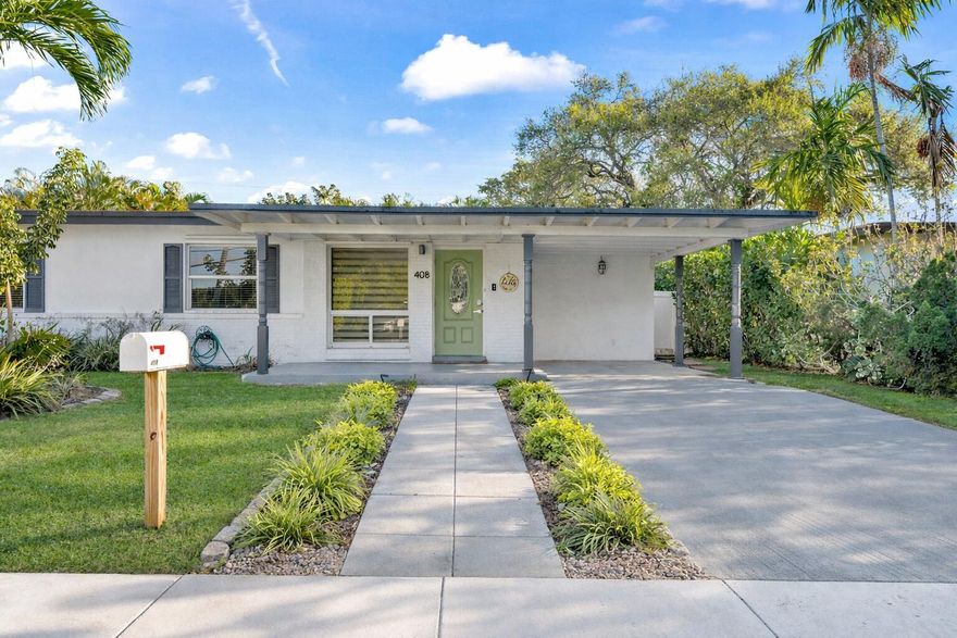 Charming 3-bedroom pool home in the heart of Wilton Manors featuring original vaulted wood beam ceilings and a bright open floor plan that fills the home with natural light. This tropical retreat offers a heated pool (2017), spacious paver patio, covered outdoor dining area, BBQ space, and lush landscaping—perfect for entertaining or relaxing in your private backyard oasis. Interior features include a renovated kitchen and bathroom, stainless steel appliances, impact windows, and beautiful vaulted ceilings throughout. Currently operating as a successful vacation rental, offering excellent income potential or a move-in ready primary residence. Can be sold fully furnished. Conveniently located just minutes from Wilton Drive, beaches, dining, nightlife, and parks.