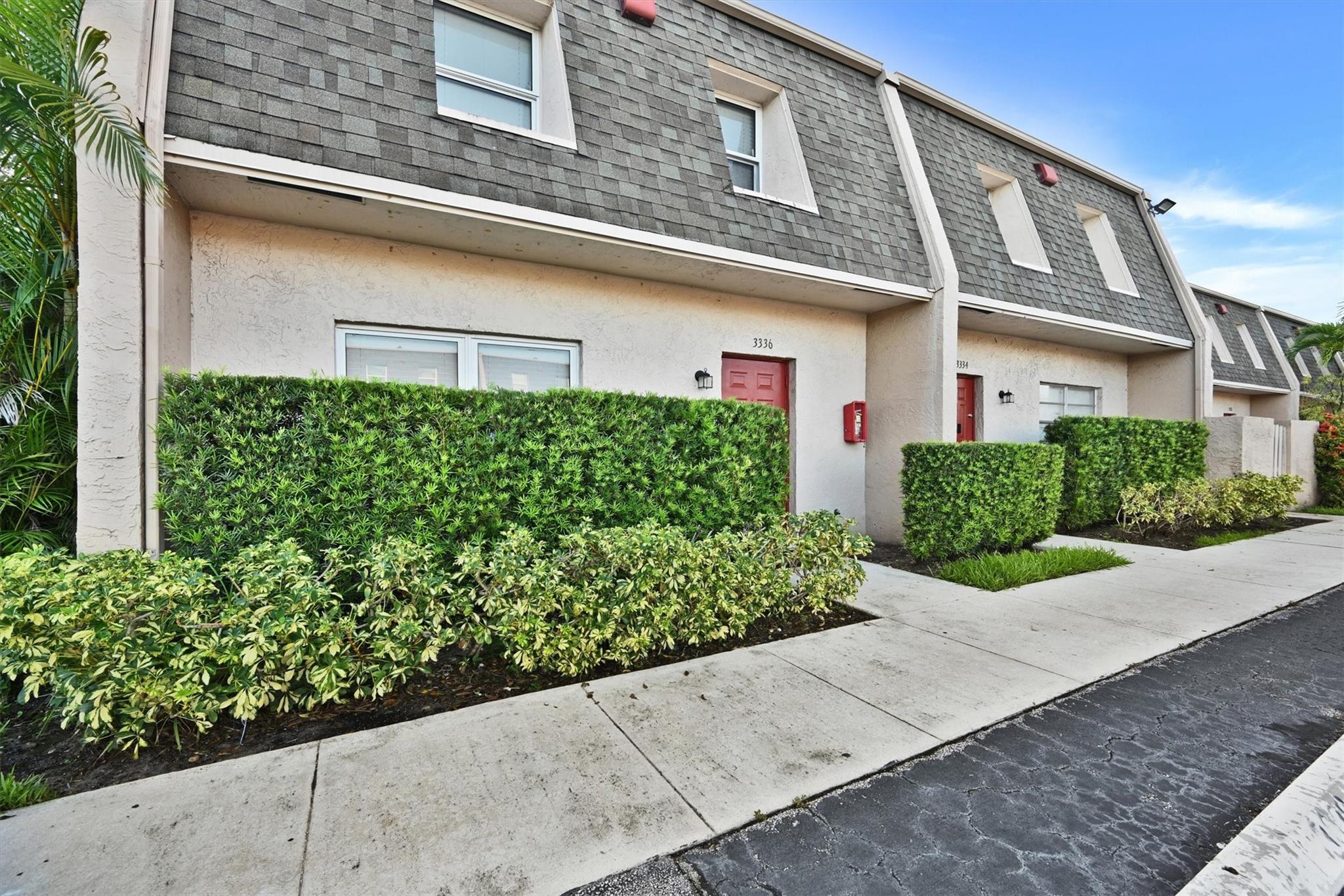 Beautifully updated 4BR/2.5BA townhouse in sought-after Blue Lake community. Features porcelain tile downstairs, vinyl plank upstairs, and hurricane-impact windows. Modern kitchen with granite counters, stainless appliances, and custom cabinets flows to open living/dining area. Ground-floor bedroom ideal for guests or office. Spacious primary suite with private balcony. Screened patio overlooks landscaped garden. Community offers pool, tennis courts, and clubhouse. Prime location near Costco, Walmart, Seabra Market, I-95 & Turnpike. Move-in ready!