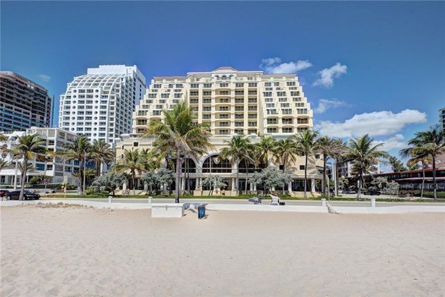 Gorgeous Direct Ocean Views from your paradise getaway directly above pool and all of the first class amenities that the Atlantic Hotel has to offer.  Stress free income property fully managed and maintained by the Hotel. 24 hour doorman, fine dining, beach front living with ocean views, room service, full service European Spa, state of the art gym, valet parking, pool level & ocean front pool and café and restaurant .You can live here all year round and homestead it, use the hotel's rental program, or rent it out yourself. This unit is currently enrolled in the Hotel Rental Program fully furnished.  Maintenance fees include water, electricity, wifi, valet parking, and cable tv. This unit comes with a storage locker where the seller purchased it in 2004 for $25,000: