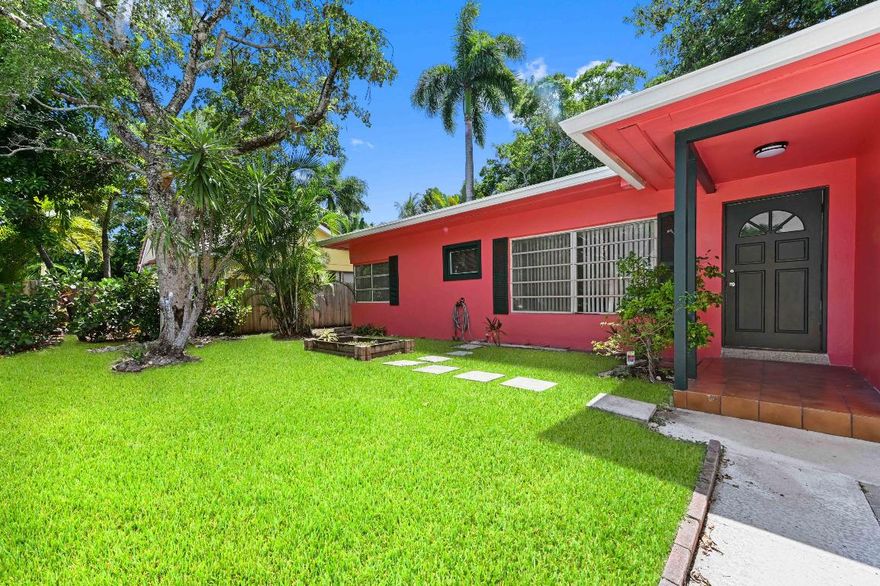 Experience unparalleled elegance in this 2-bedroom, 2-bath home, available for annual lease- just painted and updated for the new tenants! Relish in the timeless architectural charm paired with terrazzo and tile flooring, enhanced by a screened-in porch and expansive yard featuring lush landscaping and fruit trees. Enjoy the suburban charm just moments away from Las Olas's vibrant shops, galleries, dining, boating, and stunning beaches. Call today for more information and to schedule your private tour. 