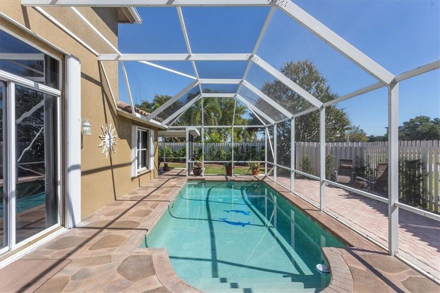 Turnkey. Pool home with 3 BR, 2 ½ Baths, with bonus office in the first floor that can easily be used as a 4th bedroom. Primary bedroom with 2 closets is in the first floor. Eat in kitchen with granite counter space, stainless steel appliances and pantry. In the second floor has a loft perfect for a TV room or Playroom. This furnished home is located in the gated community of Oasis at Palm Aire. This spacious well-maintained house with an attached two (2) car garage, Private Pool screened Patio with garden area, Laundry room. It is located 1/2 mile from the Turnpike, 2.4 miles to I-95 and around 5 miles to the Newly renovated Pompano Pier & downtown area. (Excluded Patio furniture)