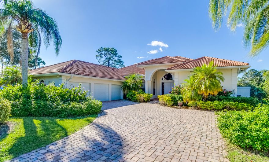 Light and bright custom pool home. 3 bed, 3 bath, 3 garage, 3153 AC. Over sized lot with lush landscaping, impressive long brick paver driveway, grand foyer, Oak hard wood floors, large formal living  & dining, spacious family room with wet bar and pool views, SS appliances, double ovens, breakfast nook and desk.  The private master suite hosts secluded patio steam shower, jet tub, double sinks, granite tops. private guest quarters with two ensuite bedrooms and lots of storage, rock formation pool & Spa with peaceful water falls. A Must See home! PGA VILLAGE IS THE GOLFERS DREAM LIFE STYLE YOU WILL PLAY YOUR BEST ON 3 PGA CHAMPIONSHIP GOLF COURSES, THERE IS ALSO A FOURTH PRIVATE LEGACY GOLF COURSE AND TENNIS CLUB. INCLUDED FOR ALL PGA VILLAGE RESIDENTS IS THE ISLAND CLUB HOUSE WITH POOL,TENNIS,BASKETBALL,FITNESS CENTER, PLAYGROUND, BILLIARDS, LIBRARY, BANQUET ROOM CARDS AND MANY DIFFERENT SOCIAL EVENTS, LOCATED IN ST LUCIE WEST BOASTING WONDERFUL SHOPPING AND RESTAURANTS AND HOME OF THE NEW YORK METS TRAINING​​‌​​​​‌​‌​​​‌‌​​​‌‌‌​​‌​​‌‌​​​​ STADIUM