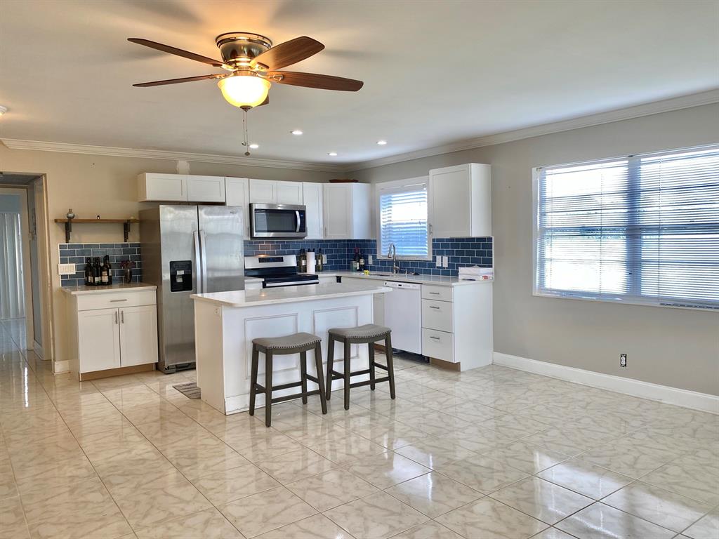 Great second floor corner unit. 1 Bedroom 1.15 bathroom totally renovated. Stainless Steel appliances. Lots of natural light with windows in every room. Assigned parking space right in FRONT of the unit. Great Community with tons of activity. 24 hour manned security, on-site medical facilities and community transportation. Cable is included in the rent ! 55+ Community 80/20 rule might accept 50+ with excellent credit and background .