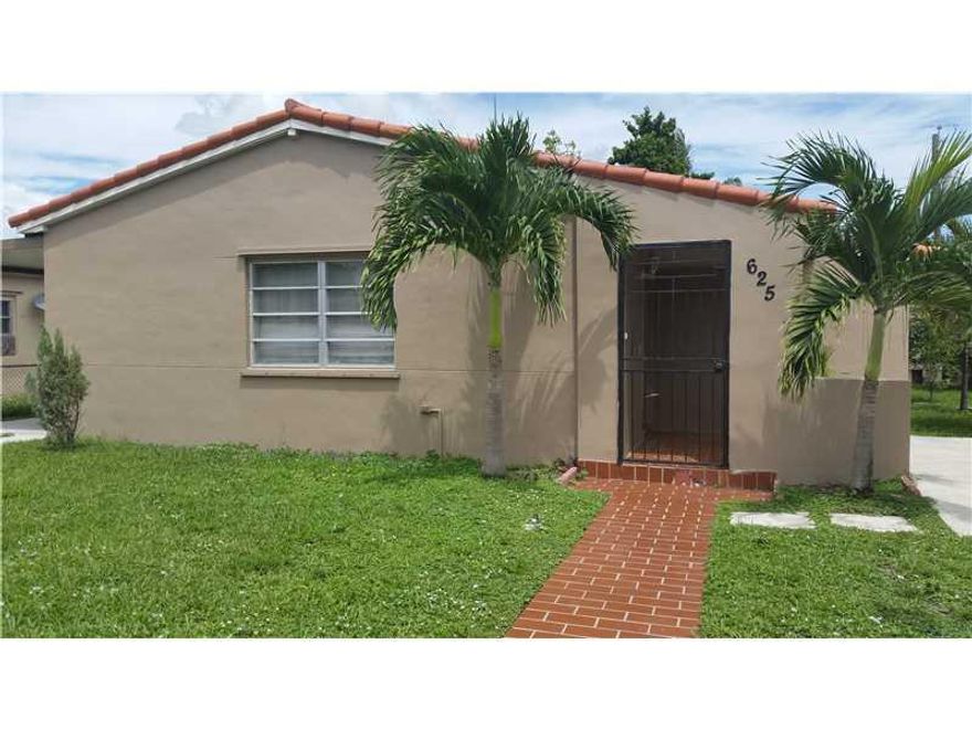 Adorable home on a quiet, residential street.  Freshly painted, has ceramic tile floors throughout the living room, dining room, family room and eat-in kitchen, brand new carpet floors in the bedrooms.  Fenced yard with carport. Home has hurricane shutter  s. Close to schools and within walking distance to shopping areas.   Move-in ready.