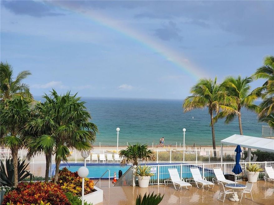 Gorgeous OCEANFRONT unit overlooking the pool & clubhouse. You won't be disappointed!! Unit has lovely tile flooring & water-resistant laminate. Kitchen features granite counters, white cabs complimenting lots of details & both bathrooms are tastefully updated.  Neutral colors of fresh paint & beautiful light fixtures set a peaceful tone. Lots of storage in the unit & Xtra 1 in bldg. for every owner. Use the common laundry facility or install one in your unit. NO pets. Leasing after 2 yrs. Bldg offers the convenience of multiple elevators, fitness room, and much more. Clubhouse can be used by homeowners for private events. Owner says w/d is ok in the unit. A/C, Water Tank less than 3 yrs old. Yes, T.V.s stay! 24HR SECURITY!! EASY TO SHOW WITHIN 3+HRS O.H. SCHEDULED 9-10-22 11A-130P Gorgeous OCEANFRONT unit overlooking the pool & clubhouse. You won't be disappointed!! Unit has lovely tile flooring & water-resistant laminate. Kitchen features granite counters, white cabs complimenting lots of details & both bathrooms are tastefully updated.  Neutral colors of fresh paint & beautiful light fixtures set a peaceful tone. Lots of storage in the unit & Xtra 1 in bldg. for every owner. Use the common laundry facility or install one in your unit. NO pets. Leasing after 2 yrs. Bldg offers the convenience of multiple elevators, fitness room, and much more. Clubhouse can be used by homeowners for private events. Owner says w/d is ok in the unit. A/C, Water Tank less than 3 yrs old. Yes, T.V.s stay! 24HR SECURITY!! EASY TO SHOW WITHIN 3+HRS O.H. SCHEDULED 9-10-22 11A-130P