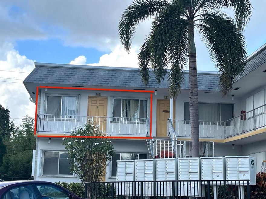 Affordable, move-in conditions 1 BE /1 BA apartment in desirable Murry Hills subdivision Corner unit on the second floor with a private garden view*Clean as a whistle*Freshly painted*Tiled living area and laminate flooring in the bedroom*Big covered & screened balcony with plastic windows for rain protection*Accordion shutter for your peace of mind during hurricane season*The unit could use your personal touch & upgrades, but the bones are here*Low association fees covers cable & internet*Great amenities-pool, sauna, fitness center, clubhouse, picnic area, shuffleboard, library & more*Amazing location across from Lake Osborne and a public park-perfect for jogging, walking, biking, or even boating & fishing*Close to dining, shopping, and beautiful Florida beaches!