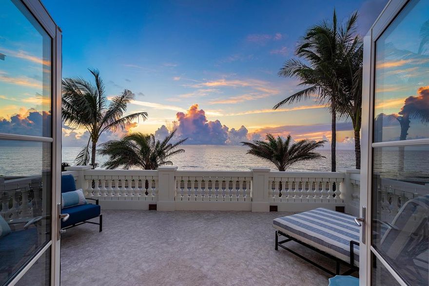 NEW OCEANFRONT CONSTRUCTION NOW COMPLETED! - July of 2021Palm Beach Perfection! Elegant classic regency architecture with soft contemporary interior design - fully embracing today's style of living. The ultimate in oceanfront living! The World Class Team creates a residence with exceptional commitment throughout to quality, cutting edge technology, and construction. Likely the first in Palm Beach to offer reinforced poured concrete construction including roof. 115 ' w x approximately 147' (to the high water line) private beach parcel.Interior Design: MARC-MICHAELS DESIGN GROUPArchitect: SKA ARCHITECTURE & PLANNERLandscape Architect: LYNN BENDER LANDSCAPE ARCHITECTUREGeneral Contractor: MARK TIMOTHY INC.