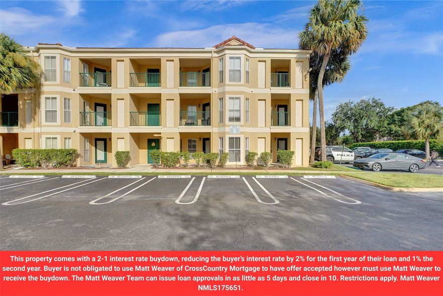 The absolute nicest condo on the market right now! Can be sold completely furnished and turn key! Extremely convenient 1st floor unit with large covered patio. Featuring a new AC & new water heater with tile throughout the entire unit. Cherry wood kitchen with 1-level kitchen island. New Stainless Steel appliances in the kitchen have barely been used. New washer & dryer. Bathroom features travertine tile w/ cherry wood vanity. Oversized walk-in closet in the generously-sized bedroom. Association has plenty of reserves and is approved for 3-5% down payment! INVESTOR FRIENDLY - Can rent right away up to 2 times per year, 6 month minimum. Schedule your showing ASAP!