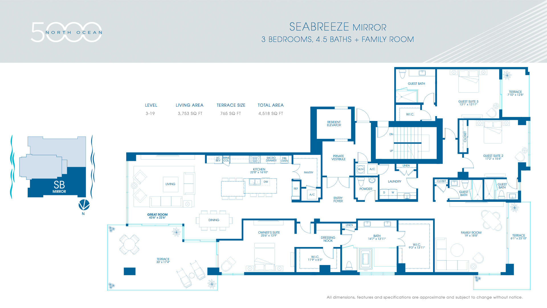 5000 NORTH OCEAN - Residential