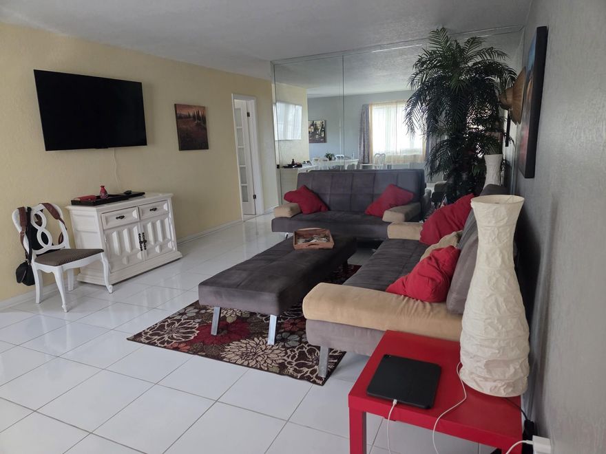 BEAUTIFUL 2/1 CORNER UNIT IN A 55 AND OVER COMMUNITY. THIS CONDO IS VERY WELL LOCATED AND PRICED TO SELL.
THE PROPERTY COMES FULLY FURNISHED AND IS READY FOR THE NEW OWNER TO MOVE IN. A 2 BEDROOM UNDER $100,000 WON'T LAST ! THIS IS A CO-OP BUT THE ASSOCIATION OWNS THE LAND. 
****NO LAND LEASE****  40 YEAR INSPECTION HAS BEEN DONE. ASSESSMENTS PAID.  LOW MAINTENANCE OF $347 PER MONTH .