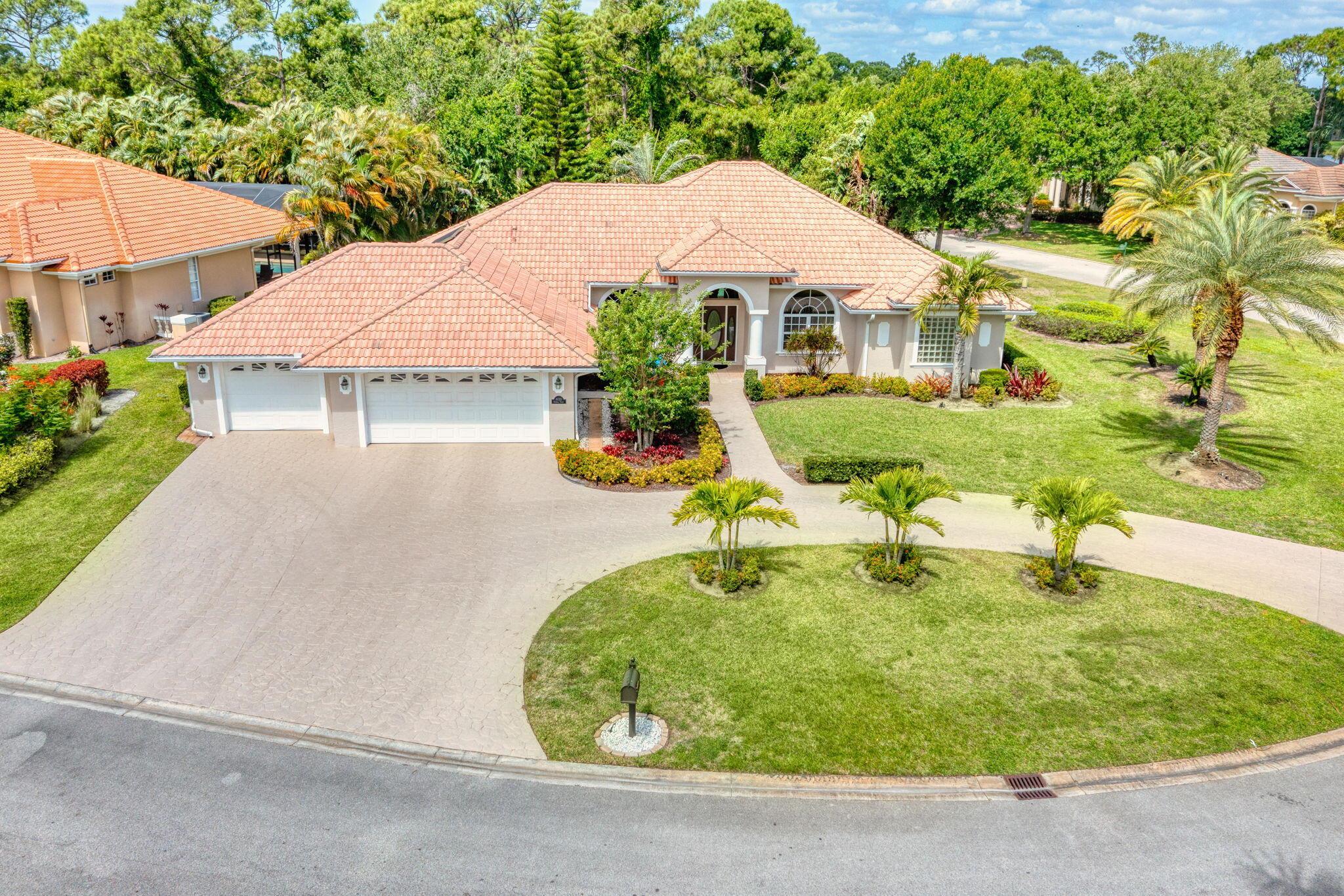 Welcome to 8055 Kiawah Trace, a beautifully maintained home nestled in the desirable PGA Village community of Port St. Lucie. This inviting residence offers a perfect blend of comfort, style, and Florida charm. From the moment you arrive, you'll be captivated by the manicured landscaping and elegant curb appeal.Step inside to find a spacious open-concept floor plan, ideal for both relaxing and entertaining. The living area features abundant natural light and seamless flow into the dining and kitchen spaces. The kitchen is a chef's delight, complete with modern appliances, ample cabinetry, and a breakfast bar for casual meals. Enjoy a peaceful retreat in the primary suite, which boasts a walk-in closet and a well-appointed en-suite bath. Additional bedrooms provide flexibility for