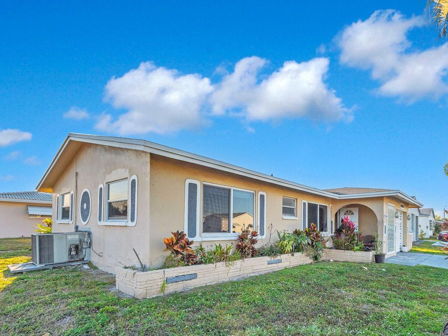 Here it is! Mainlands of Tamarac Sec 5 newest listing! Nestled in a serene 55+ community, this beautifully maintained 2-bedroom, 2-bathroom home offers an incredible opportunity for those seeking a low-maintenance Florida lifestyle or seasonal getaway for snowbirds. Super low HOA of only 100/month! New impact windows installed 2024.Strategically located for maximum convenience, you are just minutes from the Florida Turnpike and US-441, major retailers and supermarkets and the Lauderhill bus terminal a few miles away. Whether you are looking for a year-round residence or a seasonal retreat, this home’s prime location and affordability make it must-see. Sellers concessions abound with this listing!!