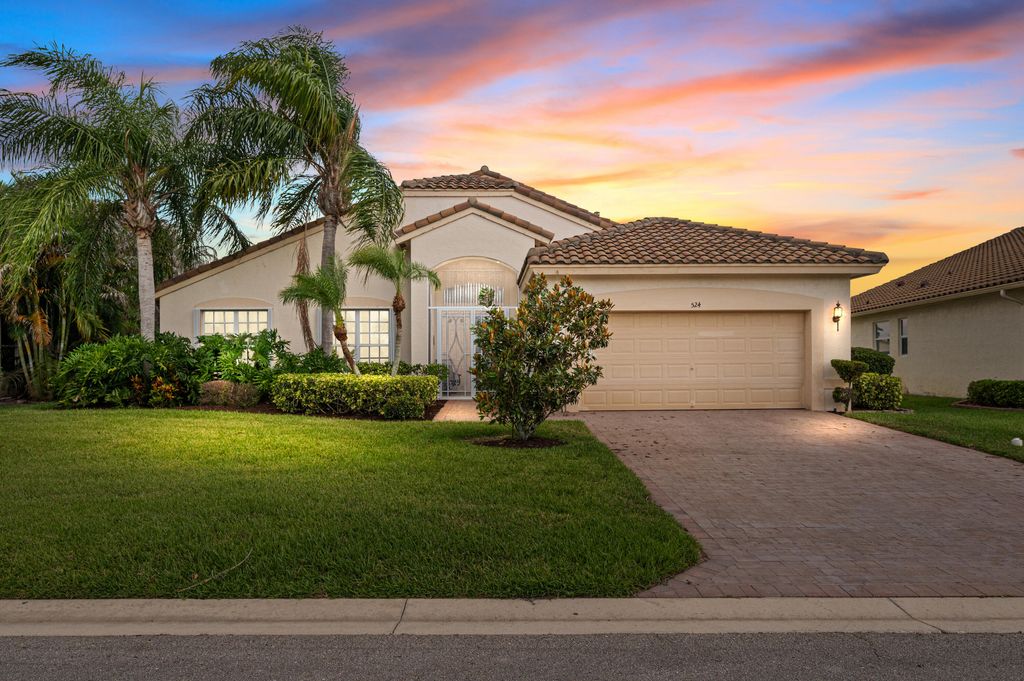 Photo of 524 NW Blue Lake Drive, Port Saint Lucie, FL 34986 (MLS # B26033311)