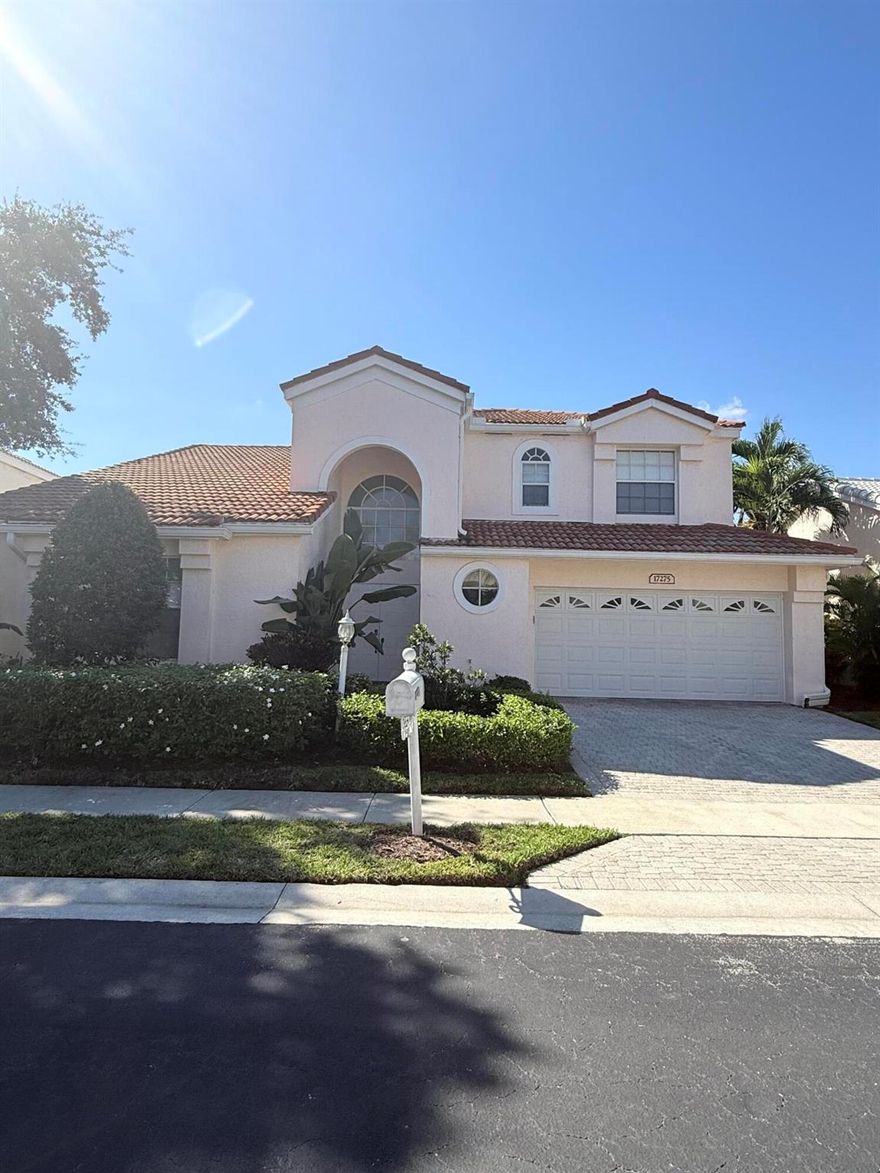 Very bright and cheery large family home with two car garage in prestigious Boca Golf and Country club. Fabulous single family pool home, encompassing 4 bedrooms, 2.1 baths, Principal bedroom on ground floor, central location in beautiful  gated community. Boca Raton Resort membership available with the rental, please call the listing agent for information on club fees. move right in rented furnished and turn key.