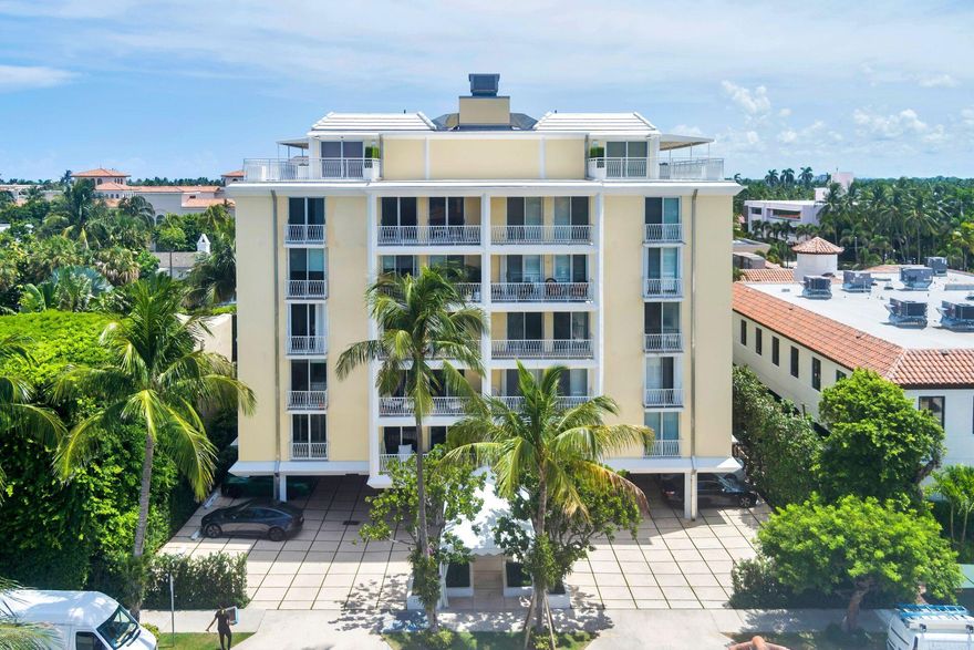 This beautiful in-town apartment offers the perfect blend of comfort and style in a prime Palm Beach location. Just one block from Worth Avenue and steps from the beach, this bright and inviting residence is ideal for effortless island living. The spacious living room opens to a charming balcony, perfect for morning coffee or dining outdoors while enjoying the ocean breeze. The open kitchen flows into a cozy dining area with built-in banquette seating, creating a relaxed and welcoming atmosphere. With two comfortable bedrooms, two well-appointed bathrooms, and generous closet space, this apartment is both functional and stylish. Light-filled and tastefully designed, it's a wonderful Palm Beach retreat in an unbeatable location.