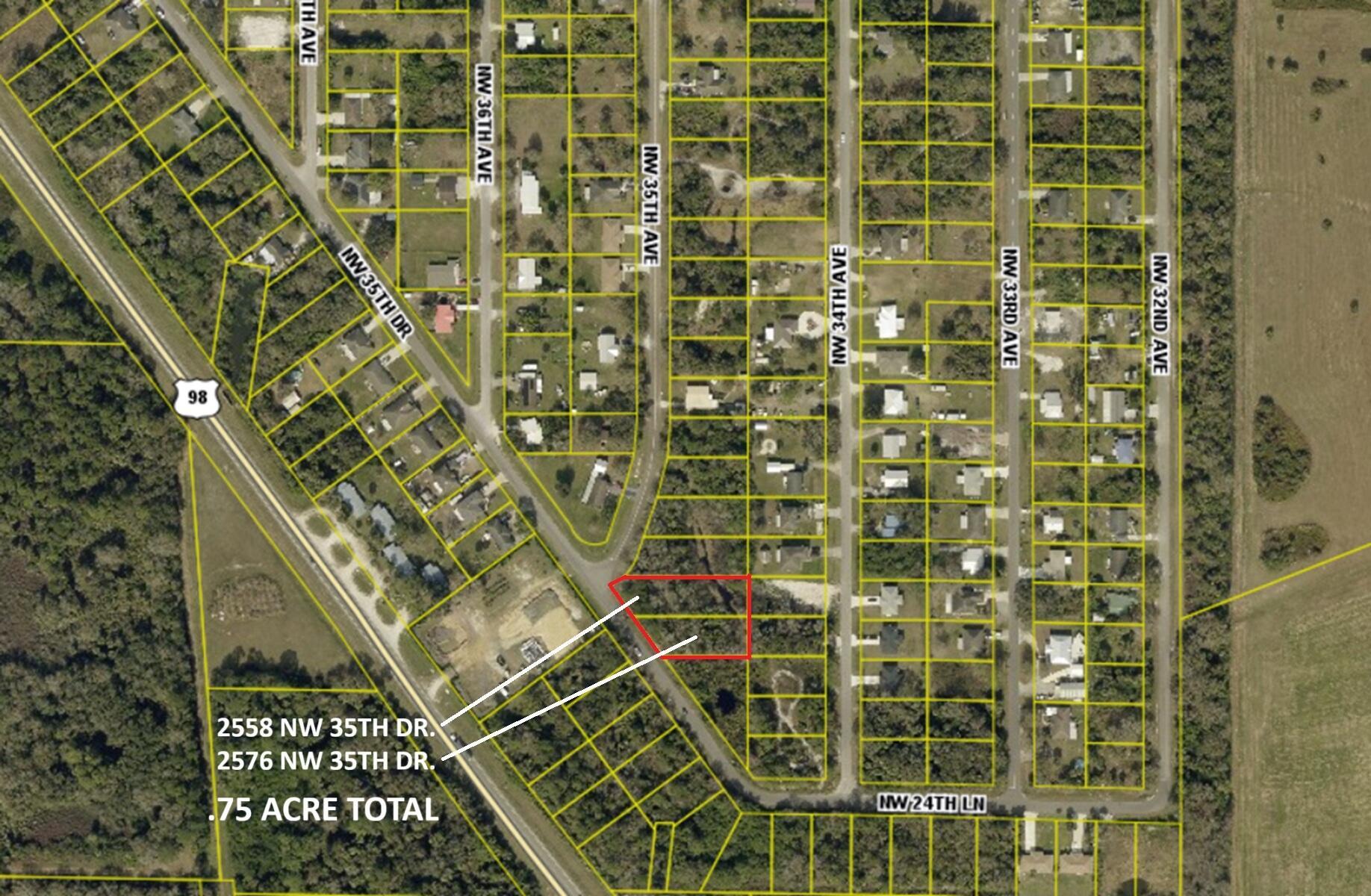 Basswood vacant land, double lot totaling 3/4 acre, lot 33 & 34, close to schools and shopping, but outside city limit. New homes are being built in this area, all paved roads and utilities in place.