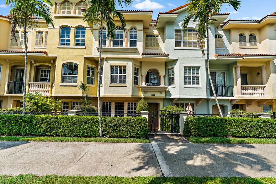 Home is being sold via auction. Inviting 3-story townhouse in Palm Beach Gardens featuring 2 bedrooms, 3.5 baths, dual master suites, flexible ground-floor living space, and a 2-car garage with parking for up to 4 vehicles total.  Move-in ready with whole-house water filtration and central vacuum. Community amenities include a pool, gym, party room, extra parking, and direct access to Frenchman's Forest Natural Area. Conveniently located within walking distance to The Gardens Mall and a short drive to Juno Beach. Asking price is the starting bid price only. Seller reserves the right to accept or reject any offer. Please present all offers by June 2, 2026, with proof of funds or loan qualification.
