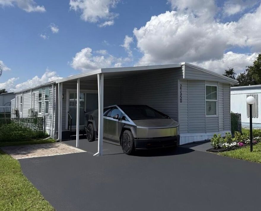 Absolute stunning condition. Renovated to resemble a brand new 2026 designer home. No expense spared. 4 mini split brand New AC systems. If you are looking for a very unique mobile home in the best community in Broward county look no further. HOA is cheap and provides pool, tennis, clubhouse and lake access.  Brand new hurricane windows in the entire house.