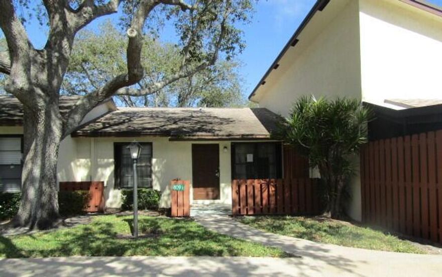 Great 2-bedroom, 2-bath single-story villa located in the desirable Villas of Hobe Sound +55 community. Offering approximately 1,026 sq ft of living space, this unit features a functional layout with a spacious living area and stack-bedroom floor plan. Enjoy easy one-level living and a private patio perfect for relaxing or entertaining. The property offers a great opportunity for updates and personalization, making it an ideal option for a primary residence, seasonal getaway, or investment. Community amenities include a pool and clubhouse, all conveniently located near beaches, shopping, dining, and US-1. Call and schedule your showing today.