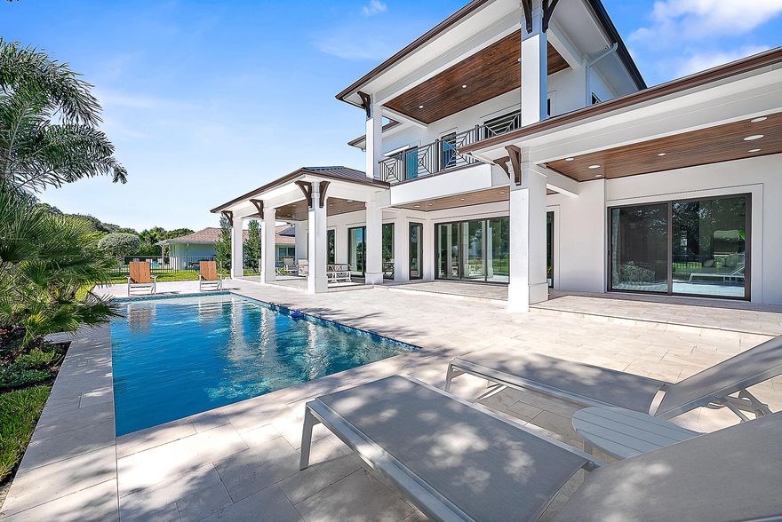 Welcome to your dream home in the heart of Tequesta! This brand new CBS construction home offers 4 spacious bedrooms and is situated on the prestigious Tequesta Country Club Golf Course. Designed with a transitional style, this home features clean lines and modern finishes that exude elegance and sophistication. The first-floor primary bedroom provides convenience and privacy, while the open-concept living spaces are perfect for entertaining. Step outside to your private oasis, complete with a sparkling pool and lush landscaping. Located in a prime location, you're just minutes away from the beach, shopping, and dining. Experience the best of Tequesta living in this stunning home!