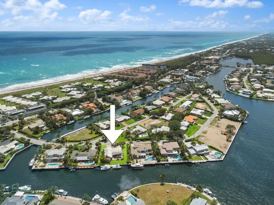 Prime waterfront living in the heart of Ocean Ridge! This beautifully appointed 3BR/2BA single-story home sits on an oversized 11,000 sq ft lot with 100+ ft of Intracoastal frontage and ocean access just minutes away. Enjoy an open floor plan, split-bedroom layout, and a cozy saltwater pool—perfect for entertaining or unwinding. Boaters will love the private dock, which accommodates two vessels. Whether you’re relaxing poolside, cruising the waterways, or hosting friends and family, this home offers the ultimate coastal lifestyle. A rare opportunity to own a piece of
paradise in one of South Florida’s most sought-after communities!
