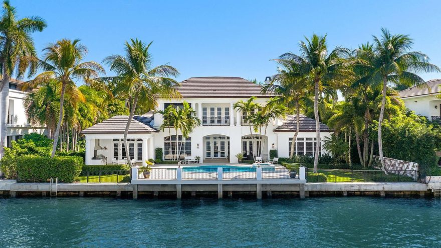 An extraordinary direct Intracoastal estate in one of the most exclusive waterfront enclaves in Palm Beach County. Located within the highly coveted Highland Beach Direct Estate Section, this property is one of only 20 direct Intracoastal estate lots in this prestigious stretch. These rare residences are known not only for their breathtaking wide water views, but also for their exceptional lot depth and deeded private ocean access directly across the street. A Rare Waterfront Offering set on nearly half an acre, the estate boasts 100 feet of direct Intracoastal frontage; over 200 feet of depth from road to water and spectacular wide water views from nearly every major room. More than 7,300 square feet under air and over 9,300 total square feet, the residence offers a scale and presence. Built by a Renowned Luxury Builder
The home was originally constructed by William Wietsma, founder and CEO of Wietsma & Lippolis Construction LLC.

Interior Highlights
" Two primary suites, one on the ground floor and one on the second level, both offering unobstructed direct Intracoastal views
" His and her separate bathroom and closet suites within the primary
" Two substantial guest bedrooms
" Private guest quarters above the three-car garage, ideal for extended family or staff
" Dedicated office
" Club room just off the kitchen, ideal for entertaining
" Elevator
" Dramatic solid concrete stairwell and beautifully designed feature staircase
" Custom built-ins, custom closets, and detailed woodwork throughout the entire home
" Fully furnished and offered turnkey
" High end appliances and integrated audio-visual systems throughout
" Full house generator
" Gated entry and gated parking for enhanced privacy and security

Outdoor Living
" Fabulous Florida tropical landscaping
" Resort style pool
" Summer kitchen designed for seamless outdoor dining
" Oversized covered loggias on both the first and second floors, capturing wide water views and coastal breezes

The residence showcases solid construction, timeless architecture, and has been professionally maintained since completion. It remains in excellent condition. A buyer has the option to move in immediately and enjoy the home as presented or customize and elevate further over time.

The Location
Highland Beach is one of the most desirable oceanfront and Intracoastal waterfront communities in Palm Beach County. Known for its limited commercial presence, private police department, and exceptional sense of security and privacy, it offers a refined coastal lifestyle with a true residential feel.

Ideally positioned just north of Boca Raton and just south of Delray Beach and vibrant Atlantic Avenue, residents enjoy world class dining, shopping, and entertainment while returning home to tranquility and exclusivity.

With extremely limited single-family inventory and only a handful of true direct Intracoastal estate properties with deeded ocean access, 2366 South Ocean Boulevard represents a compelling value in today's luxury waterfront market.

This is wide water living at its finest in a location that truly checks every box.