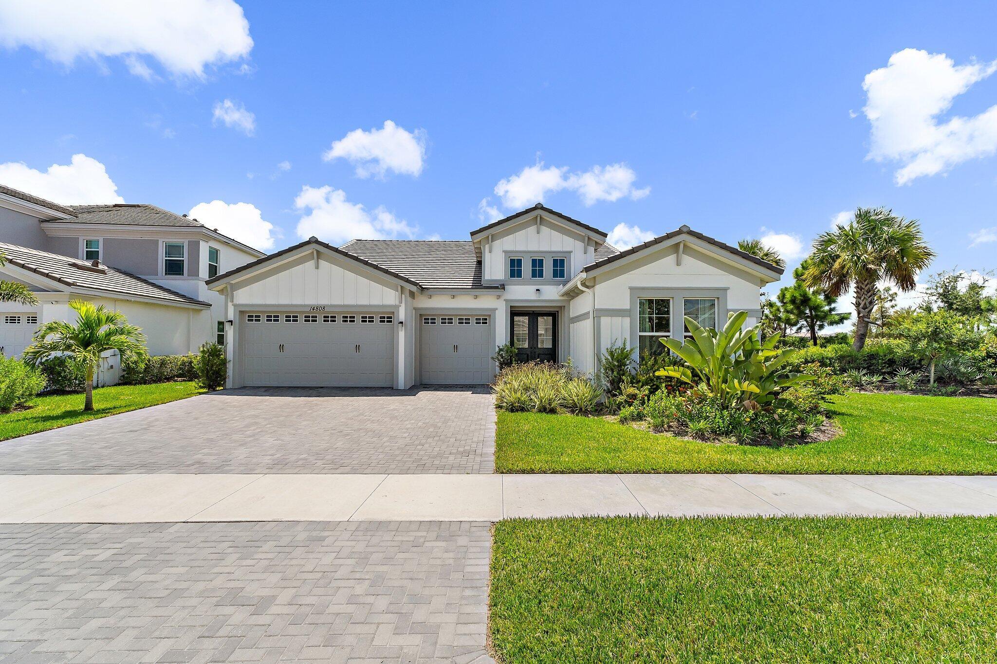 Brand new 2024 construction- this stunning Sanderling model offers 4 bedroom + office/den, 4 full bath, 3 car garage, located on a premium oversized corner lot, showcasing contemporary design with upscale finishes throughout.With a thoughtfully designed open concept layout featuring soaring ceilings, abundant natural light, and a three way split floor plan that offers both privacy and flow. The spacious bedrooms and office/den provide comfort and flexibility for today's lifestyle.The gourmet Chef's kitchen is a true centerpiece, boasting high-end appliances, custom cabinetry, and designer finishes ideal for everyday living and entertaining. The primary suite offers his & her walk-in closets with custom closet built ins, oversized spa inspired bathroom offering the perfect retreat