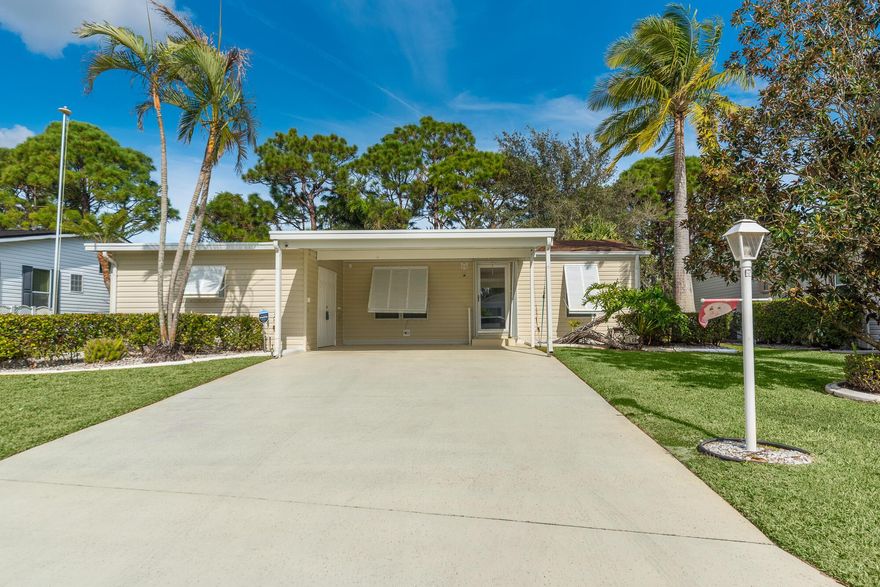 Welcome to this lovely home in the desirable Fairways at Savanna Club, a vibrant 55+ community with endless amenities, including a golf course, tennis courts, swimming pools, fitness center, clubhouse, dining, and more! This cozy home offers an open floor plan that maximizes space and natural light. The well-appointed kitchen features ample storage, including a pantry, making it both functional and convenient. The primary suite provides a relaxing retreat with a walk-in closet, dual sinks, and a separate shower. The enclosed Florida room offers additional living space, perfect for enjoying your morning coffee or entertaining guests. The backyard backs up to a peaceful preserve, offering privacy and a serene natural setting.