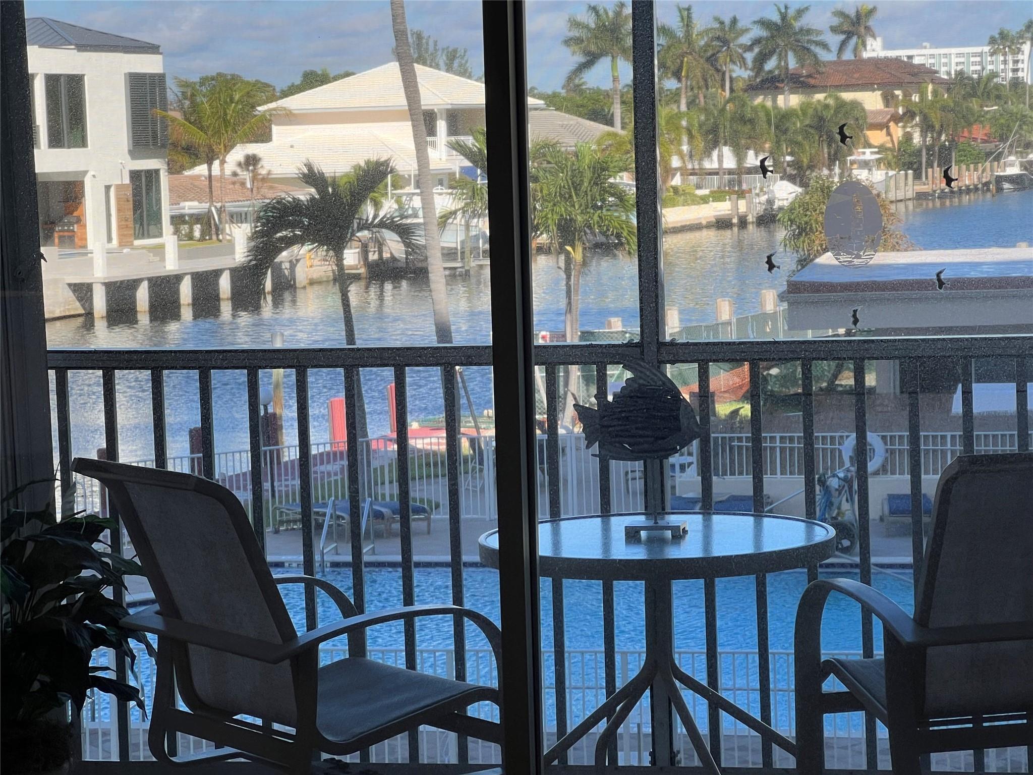 Beautiful views of the water canal and gardens from the unit Across the street from your PRIVATE DEEDED BEACH ACCESS at El Mar Beach Club. Gate entry w/parking, covered pavilion, grills & picnic tables. At building a clubhouse with a brand new pool completed. Vacation retreat or permanent home. Can be rented Unfurnished. Eat-in kitchen, laminate floors in living area, split bedrooms, screened balcony with new shutters and beautiful cross breezes throughout. Secured lobby entry, extra storage, guest parking, and your small pet is welcome. Popular location between newly developed Pompano Beach area. It could be rent it furnished or unfurnished
