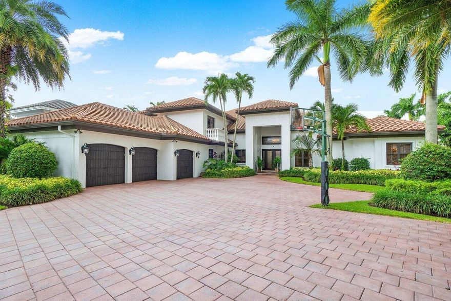 Welcome to this remarkable residence in the highly sought after Windsor Bay subdivision of Woodfield Country Club. This exceptional home boasts 5 bedrooms, 6.1 bathrooms, a custom office and an expansive flex space, which makes for a perfect combination of luxury, comfort and versatility. The downstairs area features four spacious bedrooms, including the primary bedroom, each with en-suite bathrooms for ultimate convenience and privacy. A spacious office is also located on the main level. Upstairs you will find a generously-sized bedroom and bathroom, adjacent to a large flex space, offering endless possibilities as a game room, media center, gym and more. The heart of this home is the gourmet kitchen, featuring top-of-the-line appliances, custom cabinetry, and a generous walk-in pantry.