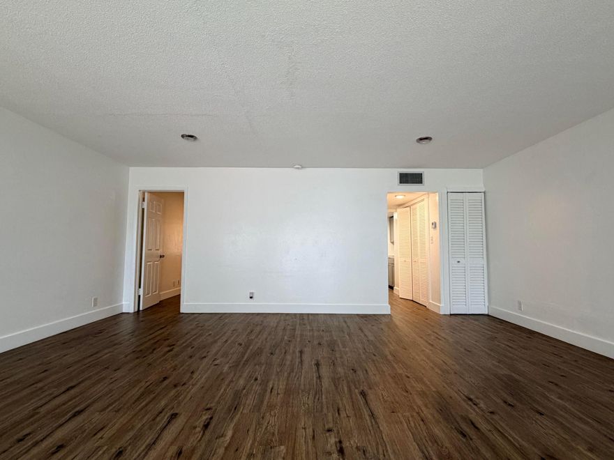 Come see this one bedroom, one bathroom apartment ! Just minutes from Downtown ! Welcome to this cozy and updated building located in the heart of Hollywood, Florida. Perfectly situated near downtown, this apartment offers convenience and comfort for dining, shopping and entertainment. Step into a spacious living area featuring beautiful modern flooring, fresh paint, and plenty of natural light throughout. The newly updated kitchen comes equipped with shaker cabinets, sleek countertops, and ample storage space, perfect for any home chef. The bedroom is generously sized, offering plenty of closet space and large windows for a bright and airy feel. The bathroom has been tastefully updated for a modern touch.  See attached Application