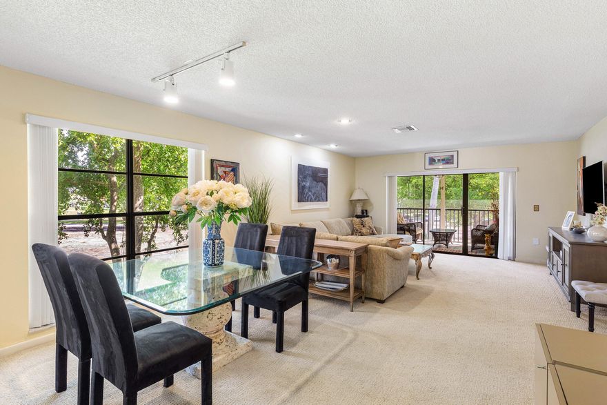 Last call for an excellent opportunity to live the country club lifestyle! Welcome to 29 Stratford West Unit B, nestled within the vibrant Hunters Run Country Club. This two-bedroom, two-bathroom corner condo offers a serene retreat in excellent condition with abundant natural light. Enjoy peaceful mornings on your private screened patio, overlooking the water and golf course. Other highlights include eat-in kitchen, large primary bedroom with en-suite bath and multiple closets. Secondary bedroom is perfect for guests with a semi-private bath. Unit is a short walk to the subdivision pool and club house. Hunters Run Initiation fee increases May 1!  With over $60M of capital improvements, members enjoy an exceptional array of world class amenities including three championship golf courses, top-rated practice facilities, premier tennis & pickleball, with upcoming state of the art racquet sports center, resort-style clubhouse and pool, salon & spa, full service fitness center, and six dining venues. The best of private club living can be yours today!