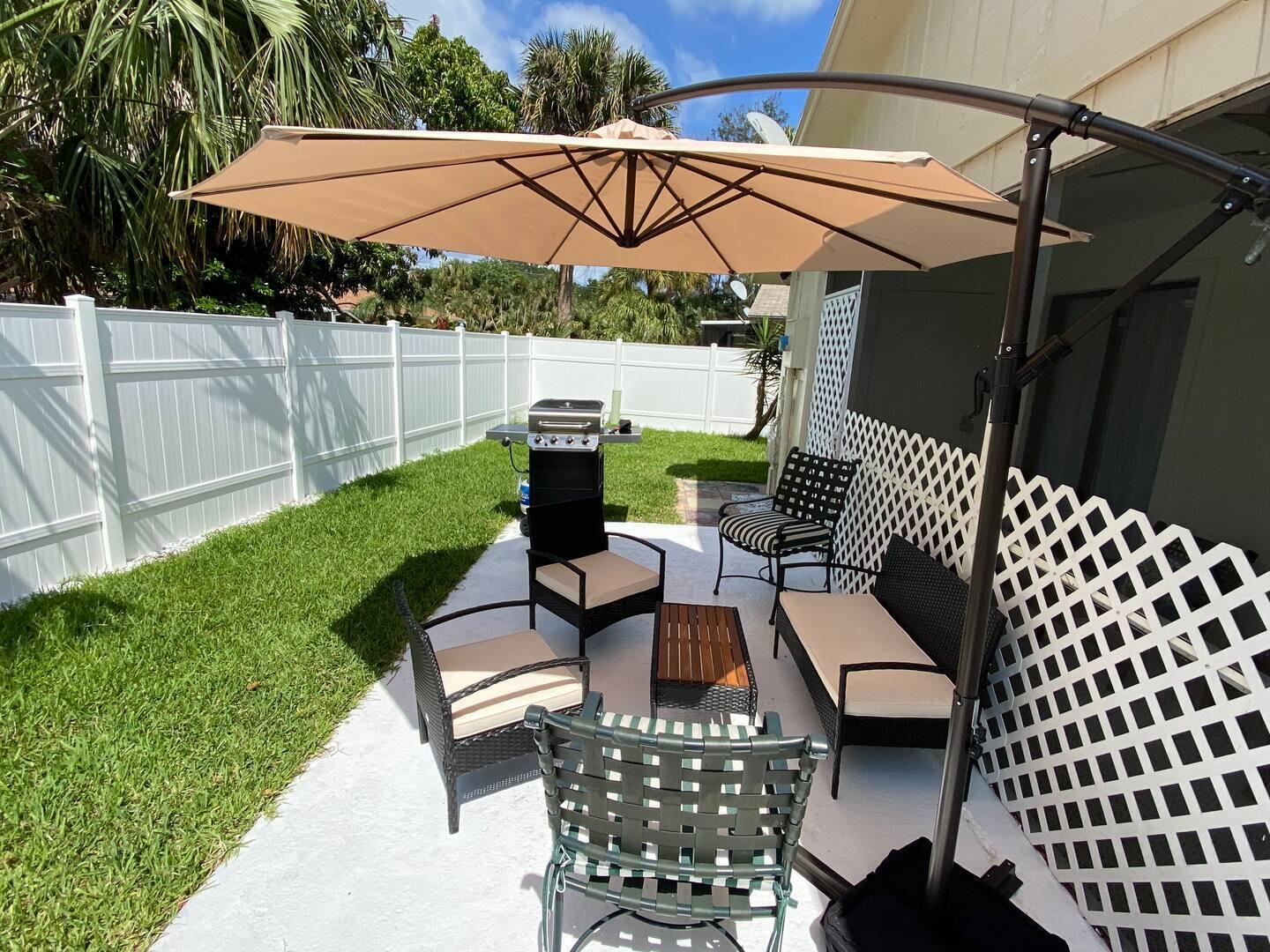 Welcome to this beautifully updated 3-bedroom, 2-bathroom Turnkey villa in the heart of Palm Beach Gardens. Step inside to find a spacious living room, new kitchen with SS appliances, modern finishes, and tile flooring throughout for easy maintenance. The fenced yard provides privacy and space to relax or entertain outdoors. Enjoy the unbeatable location with endless shopping, Costco, dining, and entertainment just minutes away, easy access to major highways and Northlake Blvd, just a few miles to beaches. This charming home offers the perfect combination of style, convenience, and South Florida lifestyle!