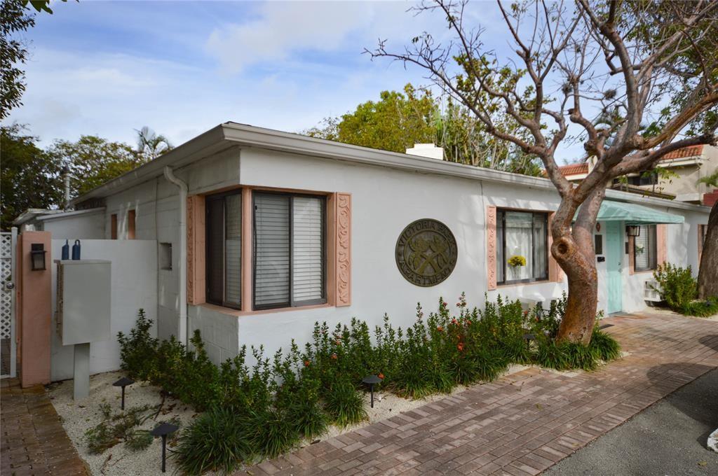 Updated 1/1 in Victoria Park with shared patio for entertaining, grilling, or relaxing. Water, sewer & trash included + free laundry on site. Walk or bike to Las Olas, Holiday Park, & FTL Beach. Take advantage of abundant dining, shopping and entertainment options including, events & shows at War Memorial Auditorium, Parker Playhouse, the historic Gateway Theatre are all within walking distance. Holiday park offers recreational sports including a world-class tennis facility, exercise equipment, and a summer concert series, all right around the corner. Don’t miss it! Unfurnished. Well behaved pets allowed with a $250.00 non refundable fee per pet. Parking for 1 vehicle only.