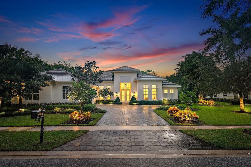 Built in 2015 and offering one of the newest constructions in Ibis, this custom Puzzitiello Estate blends modern sophistication with effortless Florida living. Completely elevated by Nevaeh Interiors, this showplace has been enhanced with new upscale finishes, flooring, and features. Also available completely furnished, all the modern and comfortable designer pieces can convey to the new owner--a brilliant mix of Modani Italian Modern and Arhaus Classic Flare Furniture. Designed around a dramatic great-room floor plan, this 4BR/4.5BA plus large office/den home delivers privacy, style, and a true turnkey experience within the award-winning Club at Ibis.