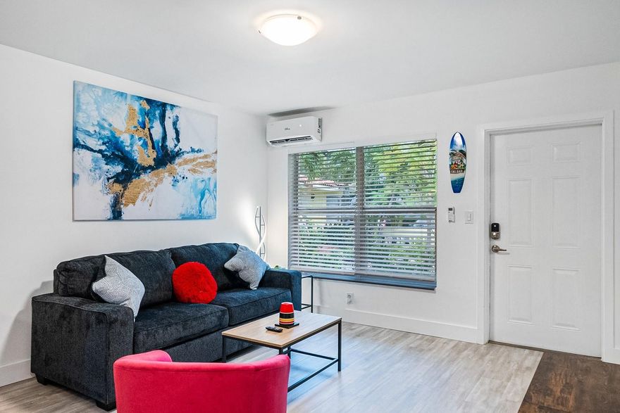 Luxury Live Auction! Bidding to start from $1,950,000.00! Multifamily 8 unit apartment building being sold via Auction as a Portfolio with an additional 12 Unit Building (Parcel # 01-41-10-064-0480). In Miami’s Upper East Side neighborhood of Shorecrest, 1125 NE 80th St is an 8-unit property that has been fully upgraded and individually metered for efficiency. Renovated in 2023, the building features a landscaped courtyard, on-site laundry facility and 9 Parking Spaces. Its T-5-R zoning offers valuable long-term development potential to optionally Re-Develop a Boutique 5 Story Hotel, Condo or Multifamily overlooking Biscayne Bay or Long Term hold with increasing Rents.