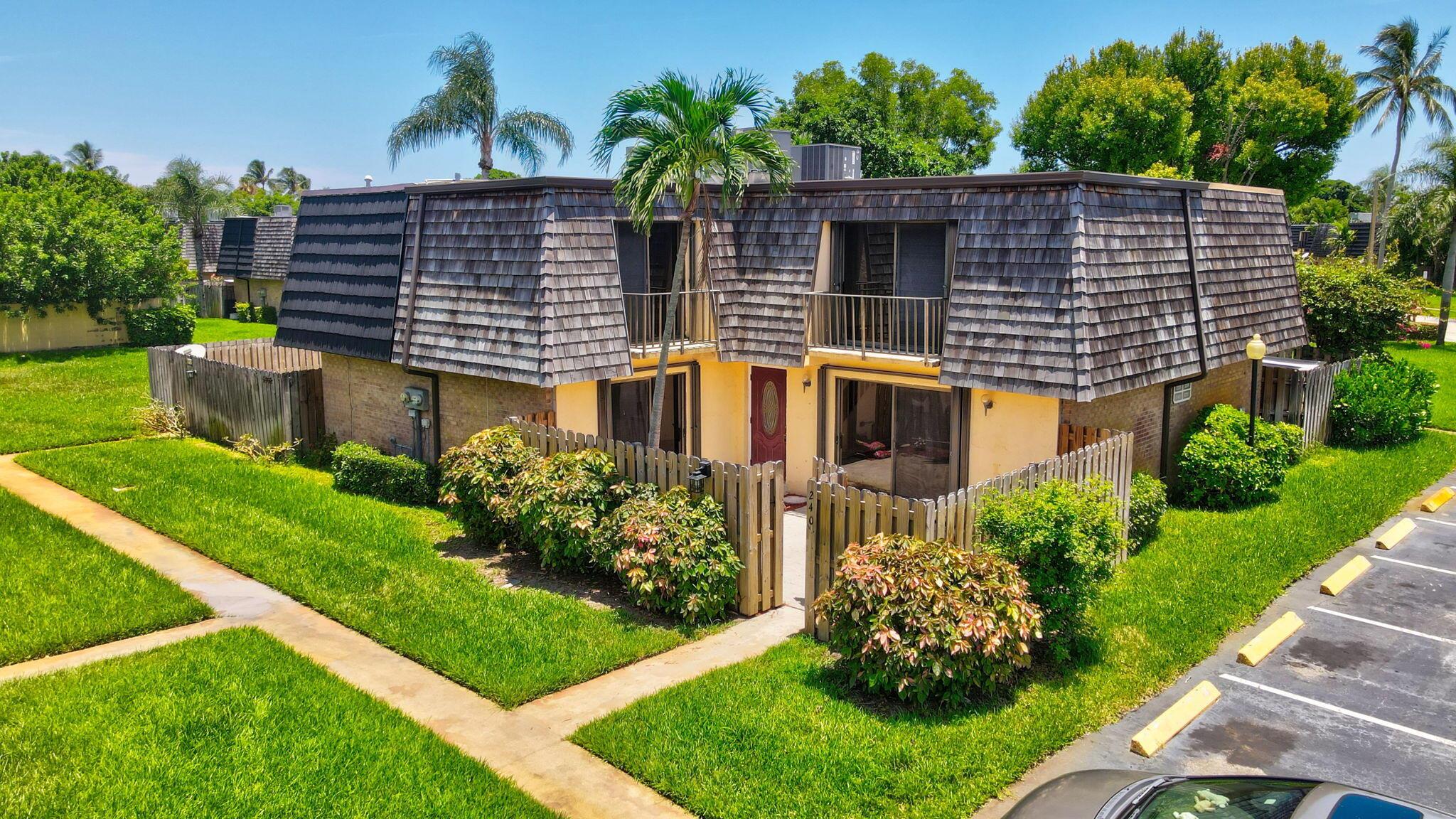 Step into this be 2-bedroom 2-bathroom townhouse featuring fresh interior paint, brand-new flooring throughout, and sleek quartz countertops in the kitchen. Enjoy a private fenced entry that opens to a charming front patio perfect for relaxing or entertaining. Inside, the open layout offers a bright and inviting living space, creating the perfect retreat. Conveniently located and move-in ready, this home blends modern upgrades with comfortable living and on top of these amazing features ROOF IS IN THE PROCESS OF BEING REPLACED!