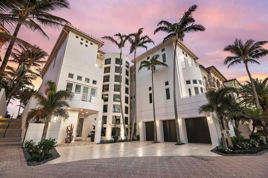 PERCHED ABOVE THE DUNES, THIS CONTEMPORARY SINGLE FAMILY MASTERPIECE FEATURES A SPECTACULAR FLOORPLAN INCLUDING A ''ROOFTOP'' EXERCISE STUDIO. ALL MAJOR ROOMS HAVE OCEAN VISTAS & BALCONIES. A STUNNING LIBRARY/OFFICE WILL SATISFY EVEN THE MOST DISCERNING EXECUTIVE. RELAX & UNWIND IN THE FULLY EQUIPPED HOME THEATER. THIS HOME HAS BEEN FEATURED IN SEVERAL DESIGN PUBLICATIONS & HAS SPECTACULAR HARD FINISHES LIKE MARBLE, ONYX & GRANITE. A PRIVATE ELEVATOR ACCESSES ALL LEVELS. OUTSIDE IS A STUNNING EXTENSION OF THE INSIDE WITH A HUGE GRASSED YARD, POOL, OUTDOOR SHOWER & SANDY BEACHES SURROUNDED BY THE AZURE SEAS OF THE ATLANTIC OCEAN. THIS UNIQUE ENCLAVE OF 11 ESTATE HOMES SITS BEHIND PRIVACY WALLS & IS 24-HOUR GUARD GATED. THIS IS A SPECIAL SINGLE FAMILY DIRECT OCEANFRONT OPPORTUNITY. WOW!