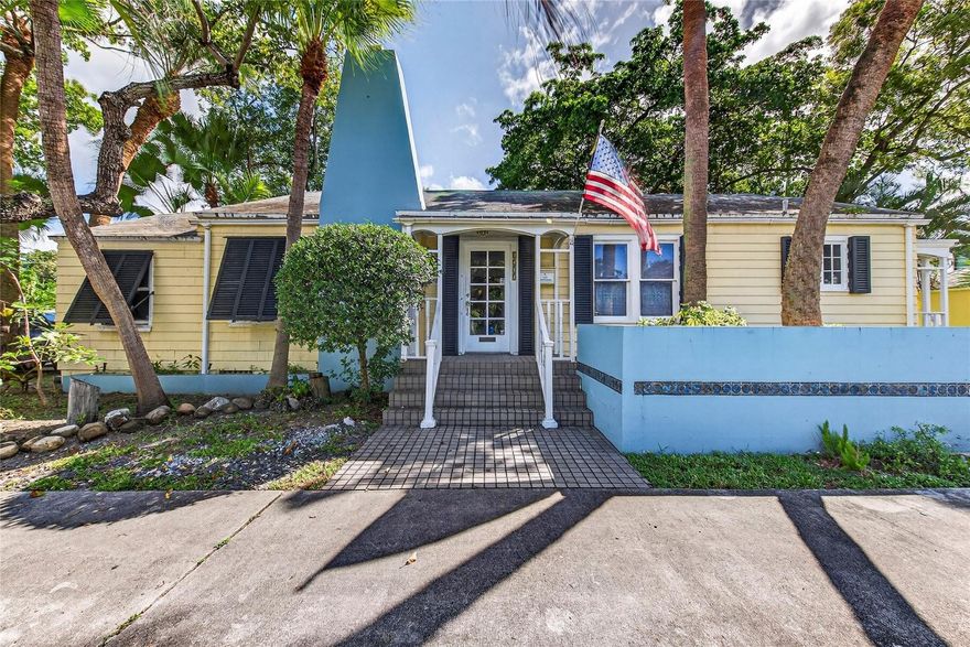 Prime Office Near Courthouse – Classic Florida Cottage - Outstanding opportunity for attorneys or professionals to own a traditional Florida cottage perfectly located in the downtown business district—just steps from the courthouse and government offices. Ideal for a private practice, firm, or professional office seeking convenience and visibility.This well-maintained property features multiple private offices, a reception area, full kitchen, and bath. The flexible floor plan supports professional or live/work use. Classic Florida charm, mature landscaping, 7 off-street parking spots & garage/storage building enhance the property’s appeal.