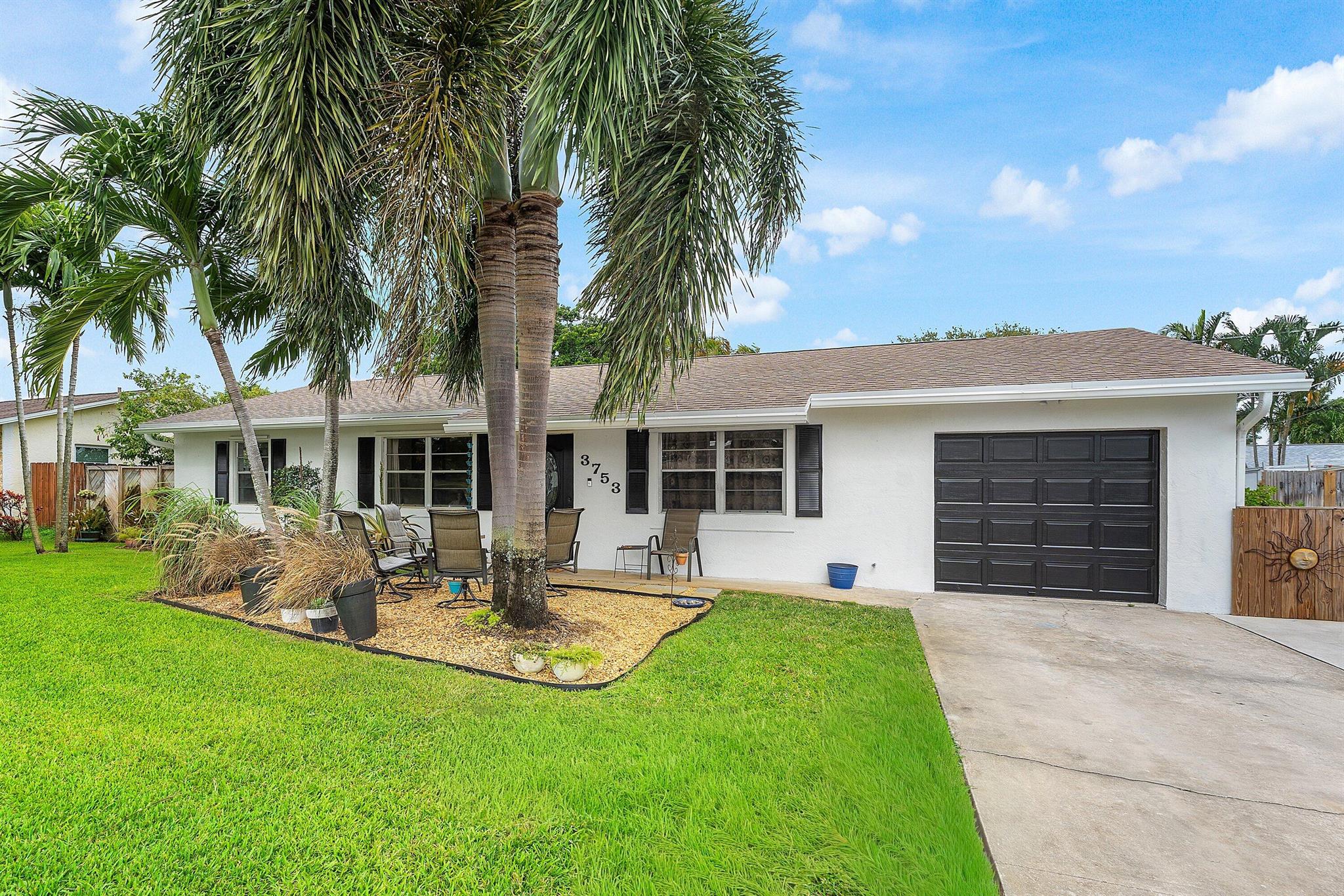Welcome home to this spacious 3-bedroom, 2-bath with an extra Den/Bedroom  that fits your family home perfectly located in the heart of Boynton Beach! Enjoy no HOA--bring your boat, RV, or work vehicle with ease. This bright, open space  home features a large living area with plenty of natural light, a modern kitchen with updated appliances, and a 1-car garage for extra storage or parking.The split-bedroom floor plan provides privacy for the primary suite, complete with a walk-in closet and private bath. Outside, relax or entertain in the fenced backyard--ideal for kids, pets, or weekend BBQs. Centrally located near great schools, parks, shopping, I-95, and just minutes from the beach!
