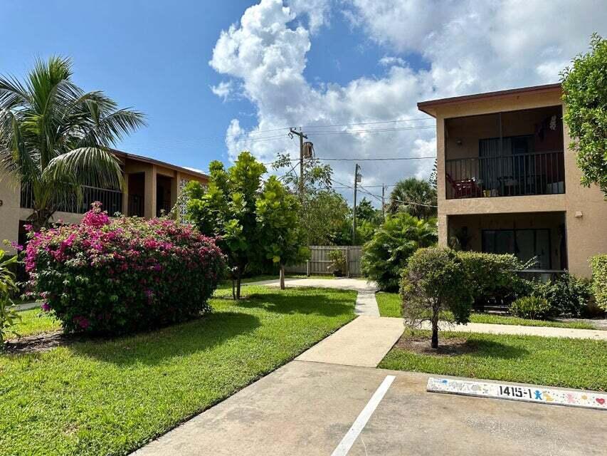 Come see this 1st floor corner 2/Bedroom 2/ Bathroom condo in All Ages Community for yearly rental. Freshly painted. All tile flooring. Own washer/dryer on patio storage area. The location is just great, H20/Water is included in the monthly rent. The unit provides one assigned parking space steps away front the unit entrance. Located within walking distance from Lake Worth's exciting downtown, you will enjoy the access to all dining, shopping, and entertainment Downtown Lake Worth Beach has to offer. As well the beautiful beaches are just a short drive and over the ICW, making it such fun to enjoy the sun and peir. Ideal landlord.