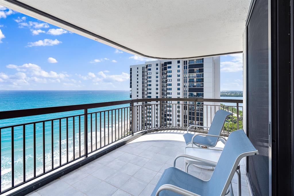 Unbelievable Panoramic Ocean, Beach and Intracoastal Waterway with beautiful night light views from this sought after high floor H stack in Eastpointe II. Open the front door to a wow factor long range views up the coast and enjoy direct Ocean and direct Bay views on either side through high impact floor to ceiling sliding doors. This immaculate three bedroom three and half bath condo offers a split bedroom floor plan with over 2600 sq. ft. of living area and three separate terraces with over 700 sq. ft. The large eat-in kitchen was upgraded with granite countertops, tile backsplash and newer appliances. The master bath has newer cabinets and countertops plus frame less shower doors and Jacuzzi tub. Some other features include hardwood floors in the master bedroom, and walk-in closets.
