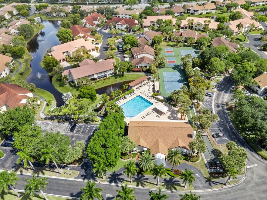 Live the South Florida Lifestyle—3BR/2BA in Sought-After 55+ Community! Enjoy the rare advantage of a ground floor, three bedrooms—perfect for guests, a home office, or additional flex space—along with two full baths for added convenience. The condo also features a roll-in handicap-accessible shower, thoughtfully designed for ease of use and added comfort. Ideally situated in an excellent location, you're just minutes from shopping, dining, parks, and a short drive to the beach. The community offers a welcoming atmosphere with amenities and opportunities to stay active and social. Opportunities like this—offering space, accessibility, and location—are hard to find in a 55+ community. Schedule your private showing today and experience the lifestyle this home has to offer before it's gone!