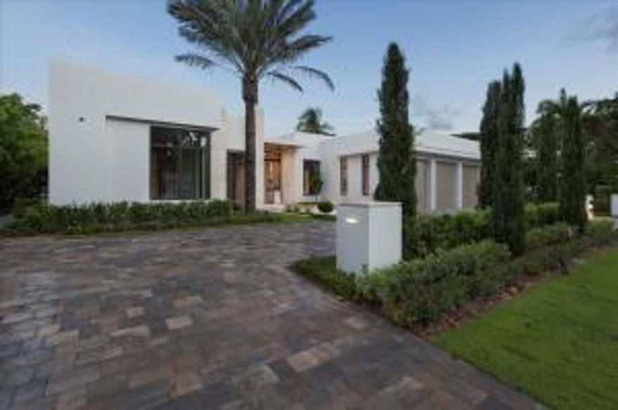 ''Brand New'' Mid-Century Modern Intracoastal Estate by renown builder J.H. Norman and Architecture by Brenner Architectural Group in Boca Raton's prestigious ''Estate Section.''  Premier front row seat with window walls of glass from all major rooms open to a resort-like pool/spa with two loggias for entertaining.  Asking price is pre-construction.  Shown by appointment only.The information herein is believed to be accurate but is not guaranteed and may be subject to errors or omissions, and may be changed without notice.  All measurements are approximate.  Buyer pays title insurance, Florida documentary stamps, and all other closing costs.  (for new construction and land use)  Taxes on land only.